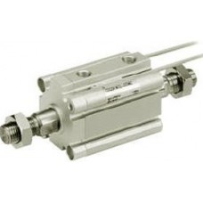 SMC cylinder Basic linear cylinders NCQ2-Z NC(D)Q2KW-Z, Compact Cylinder, Double Acting, Double Rod, Non-rotating w/Auto Switch Mounting Groove